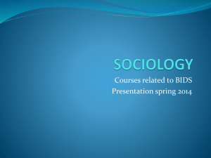 Sociology - presentation
