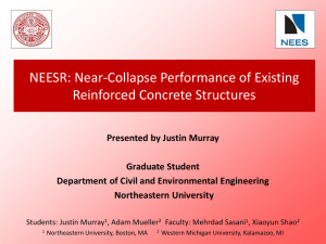 Near-Collapse Performance of Existing Reinforced Concrete