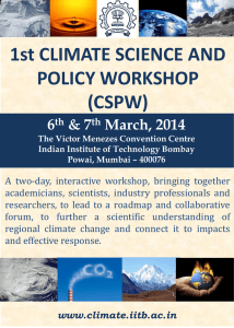 Joint Session (Science –Policy)