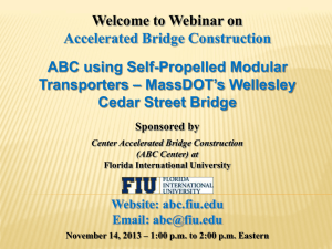 ABC Center News - Accelerated Bridge Construction Center