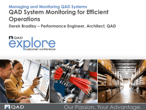 What is Performance? Managing and Monitoring QAD Systems