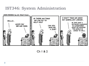System Administration 101