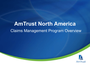 Claim Management Program Overview