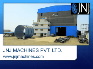 JNJ Machines - Fabrication