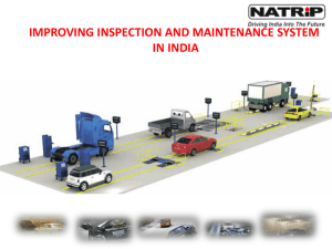 Improving Inspection and Maintenance System in India