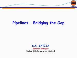 Pipelines – Bridging the Gap