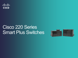 Cisco 220 Series Smart Plus Switches