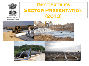 Geotextiles - Sector Presentation