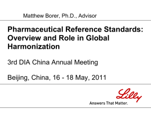 Reference Standard Uses - Drug Information Association