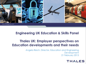 Thales UK Presentation
