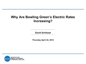 Why Are Bowling Green`s Electric Rates Increasing?