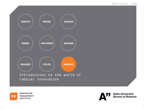 innovate. - Innovation Management Institute