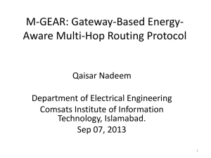 M-GEAR: Gateway-Based Energy-Aware Multi
