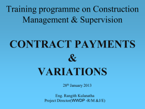 Contract Payment