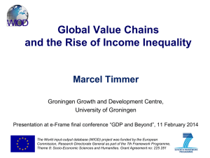 Global value chains and the rise of income inequality