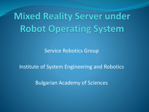 Mixed Reality Server under Robot Operating System
