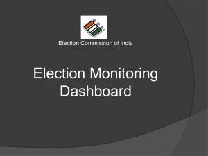 Election Monitoring Dash Board