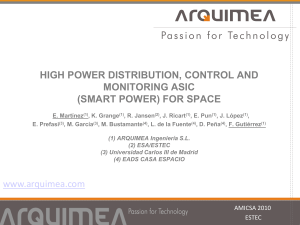 High Power Distribution, Control and Monitoring ASIC