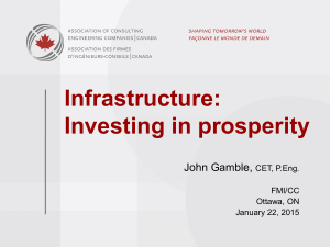 Infrastructure: Investing in prosperity