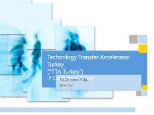 TTA Turkey Fund - IP Conference 2014