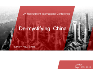 PowerPoint **** - Recruitment International