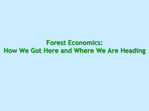Forest Economics - Growth Model Users Group