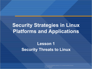Security Threats to Linux - St. Cloud State University