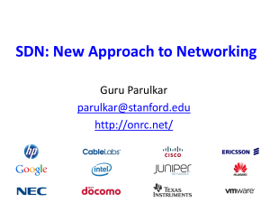 SDN: New Approach to Networking