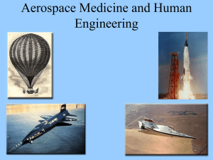 Aerospace Medicine and Human Engineering