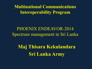 Spectrum in Sri Lanka - APAN Community SharePoint