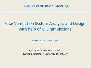 Face Ventilation CFD package