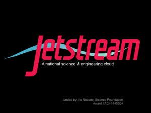 Jetstream - Pervasive Technology Institute