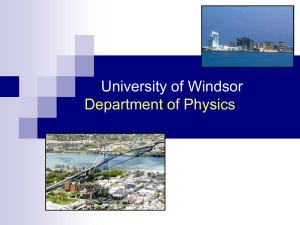 High School Recruiting - University of Windsor