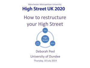 How to restructure your High Street