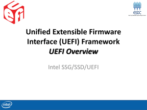 UEFI - Intel® Developer Zone