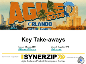 Top Key Take-aways from the Agile 2014 Conference