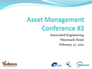 Asset Management - Department of Community Services