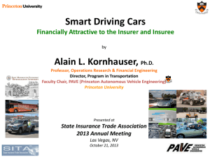 Smart Driving Cars - Nevada Insurance Council