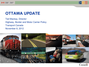 Ottawa Update - Ted Mackay (TC)
