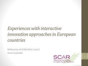 Anne Vuylsteke Experiences with interactive - ARD