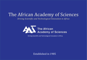The Politics of Knowledge in Africa and the Role of research and