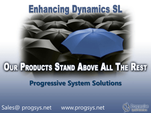 Enhancing Dynamics SL – Add-on Tools from ISVs