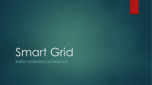 smart grid - EMERGING TECHNOLOGY