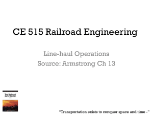 Line-Haul Operations