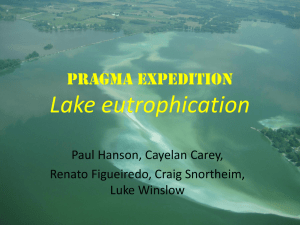 Lake Eutrophication