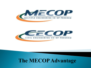 MECOP Application Presentation spring 2013