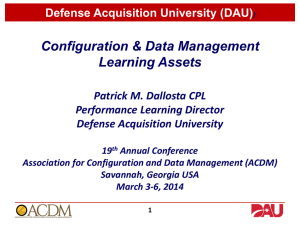 Defense Acquisition University (DAU)