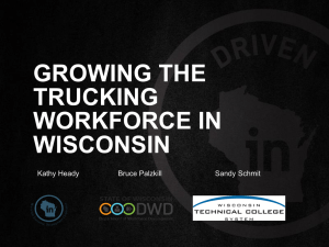 Growing the Transportation Workforce in Wisconsin