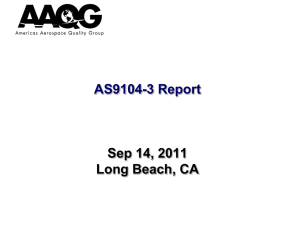 AS9104-3 Report