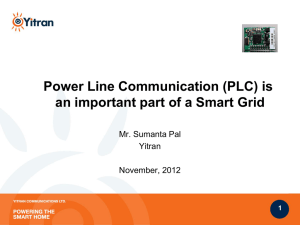 Power Line Communication (PLC)